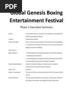 Global Genesis Boxing Entertainment Festival Phase 1