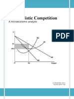 Monopolistic Competition: A Microeconomic Analysis