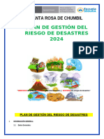 Plan de Gestión Del Riesgo de Desastre-2024