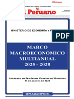 Marco Macroeconómico Multianual 2025-2028