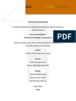 Evaluación Forense Delitos Sexuales