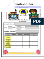 4 - Examen Primer Periodo Cuarto