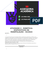 Atividade 2 - Robótica Dispositivos de Manipulação - 53 2024