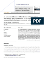 Journal of Engineering and Technology Management: Michael Henry, Yoshitaka Kato