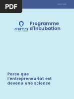 (FRTN Technologies) Brochure Programme D'incubation