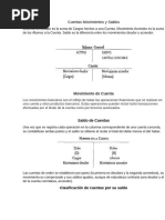 Cuentas Movimientos y Saldos