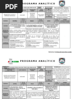 Programa Analìtico ESPAÑOL 3° MARÍA DEL CARMEN FLORES GONZÁLEZ