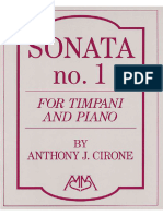 Anthony Cirone - Sonata 1