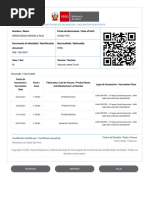 MINSA - Carnet Vacunación Document