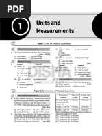 Units and Measurements: Topic-1: Unit of Physical Quantities