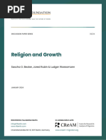 Becker Et Al (2024) Religion and Growth