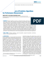 Comparative Analysis of Predictive Algorithms For Performance Measurement