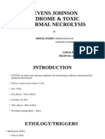 Stevens Johnson Syndrome & Toxic Epidermal Necrolysis