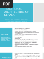 Traditional Architecture of Kerala Module 1 Notes