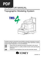 Operator Manual Topographic Modeling System