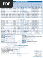 EA Material Specifications