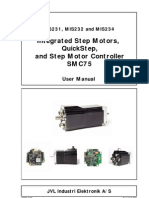 Integrated Step Motors, Quickstep, and Step Motor Controller Smc75