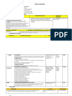 Sesion de Aprendizaje 3er. Bim Cuarto Grado