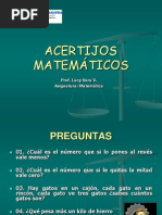 ACERTIJOS Matematicos