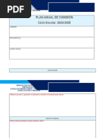 Plan de Trabajo de Comisión - 2024-2025