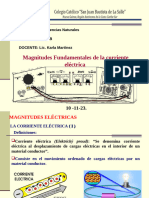 Magnitudes de La Corriente Electrica