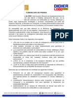 Senador Lobo Exige Acciones Por Crisis de Combustibles en Aeropuertos