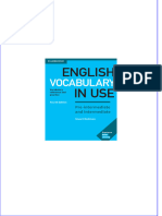 English Vocabulary in Use Pre Intermediate and Intermediate Pre Intermediate &amp Intermediate Full Ebook Download PDF