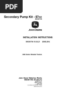 Secondary Pump Kit - 57cc: Installation Instructions