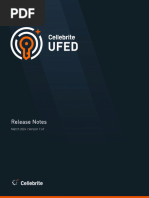 Cellebrite UFED 7.69 ReleaseNote