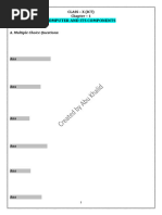 Chapter 1 COMPUTER AND ITS COMPONENTS-X