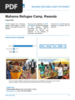 Mahama Refugee Camp Factsheet August 2023