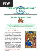 Spiritual Scoop Issue 10 - Holiday Blessings - Become Ordained