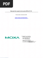 Manual Moxa Technologies NPort 5110 Series