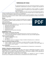 Procedimientos Administrativos (UNLaM) - Subsistema de Ventas