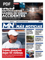 Mas Noticias Edicion Lunes 26 de Agosto 2024