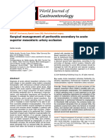 SMA Occlusion Surgical Management