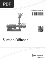 Bell & Gossett Suction Diffuser Instruction Manual