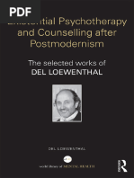 Existential Psychotherapy and Counselling After Loewenthal, Del 2016