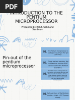 Intro To Pentium Microprocessor