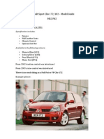 Renault Sport Clio Guide