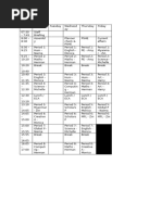 WK3 Timetable Per Year Group