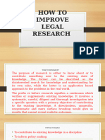 How To Improve Legal Research