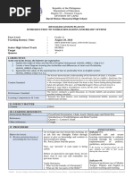 Detailed Lesson Plan in Introduction To World Religions and Belief Systems