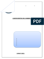 Ejercicios de Coeficientes de Correlación Lineal