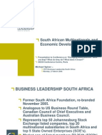 South African Multinationals and Economic Development in Africa