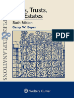 Examples Explanations Wills, Trusts, and Estates (Gerry W. Beyer)