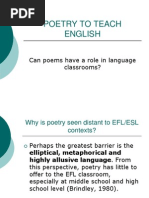 Poetry To Teach English