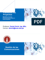 Sesión 07. Planeando Los Proyectos. Gestión de Las Comunicaciones e Interesados