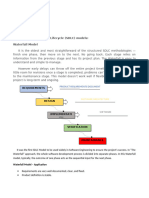 Research On SDLC Models