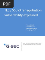 TLS / SSL Session Renegotiation Vulnerability CVE-2009-3555